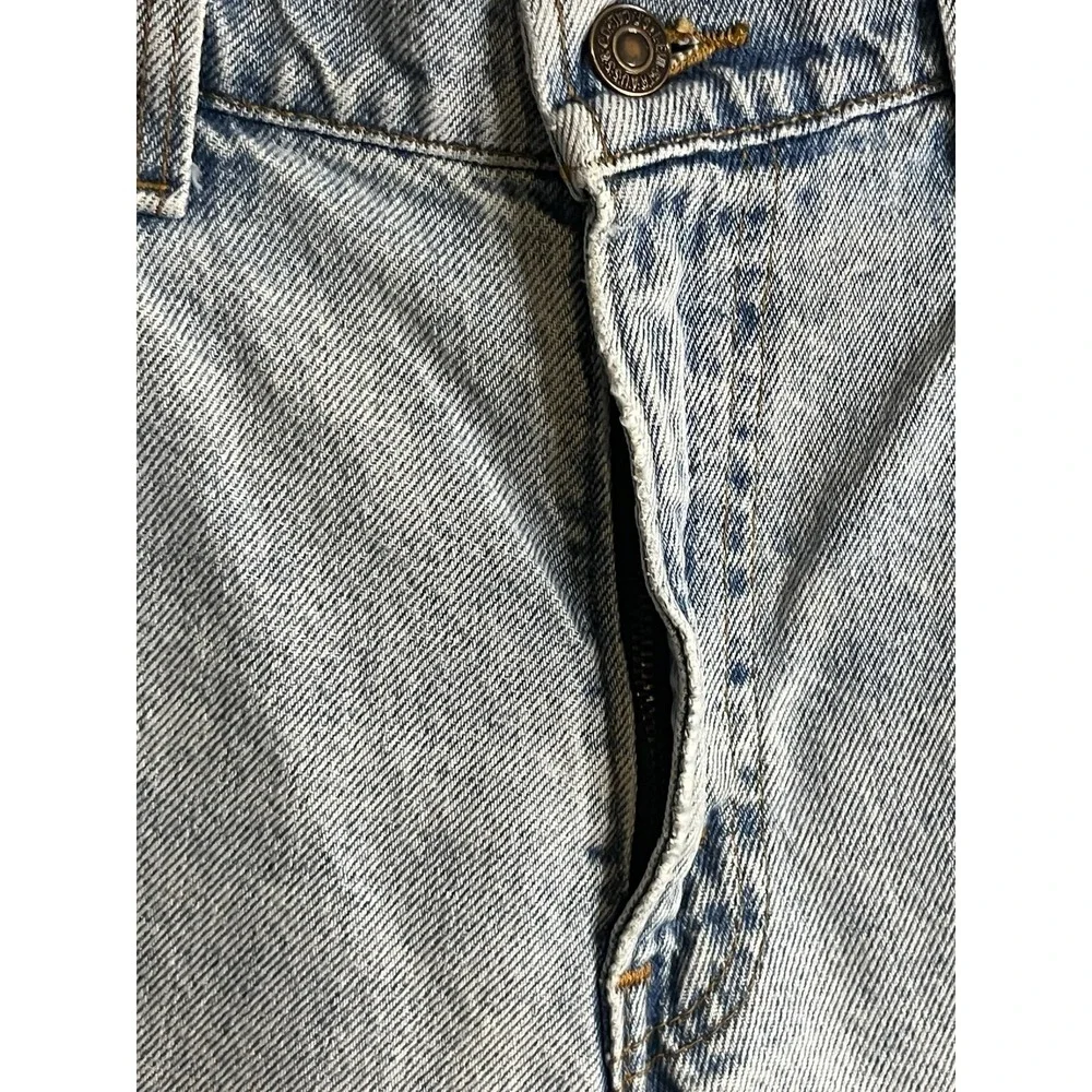 Vintage Levis 550 Relaxed Fit Orange Tab Jean Shorts 1993 Made in USA Size 30